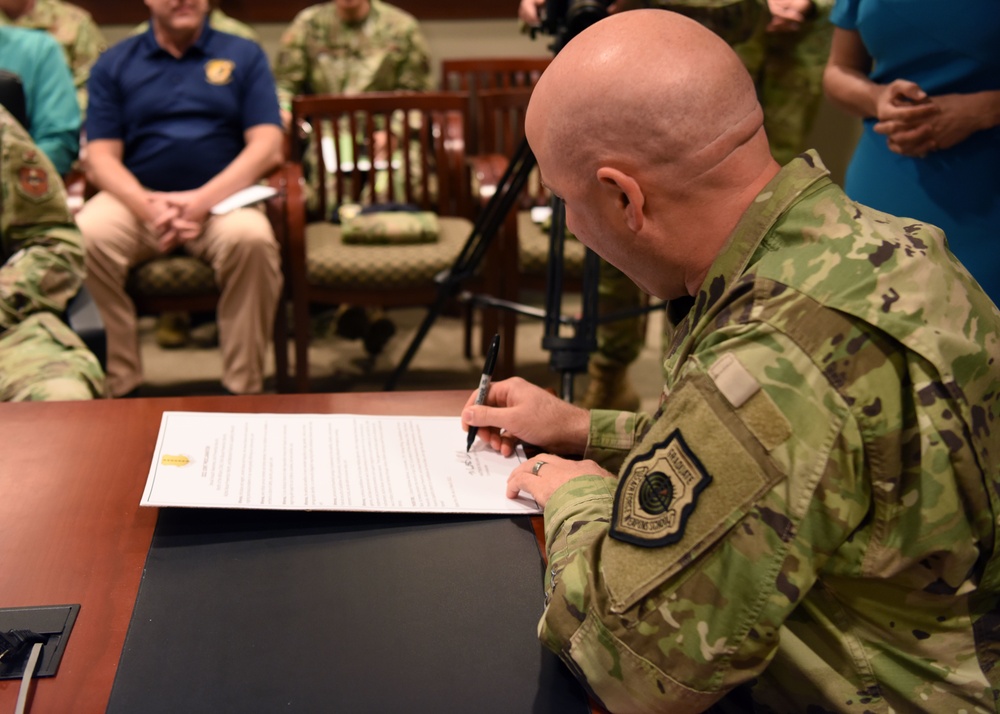 Goodfellow and San Angelo sign April proclamations