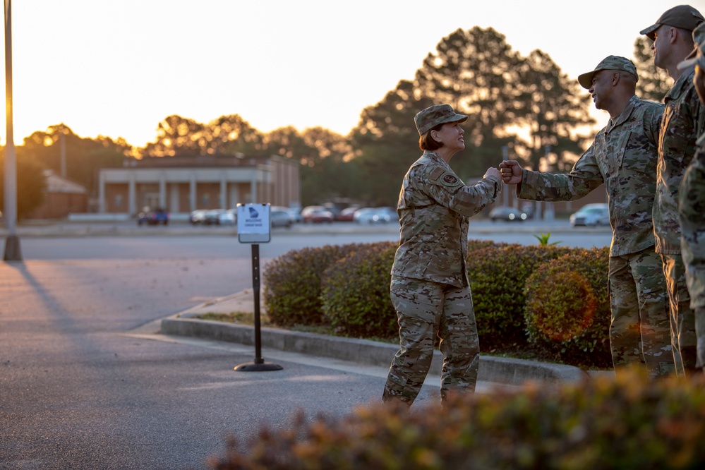CMSAF visits team Robins