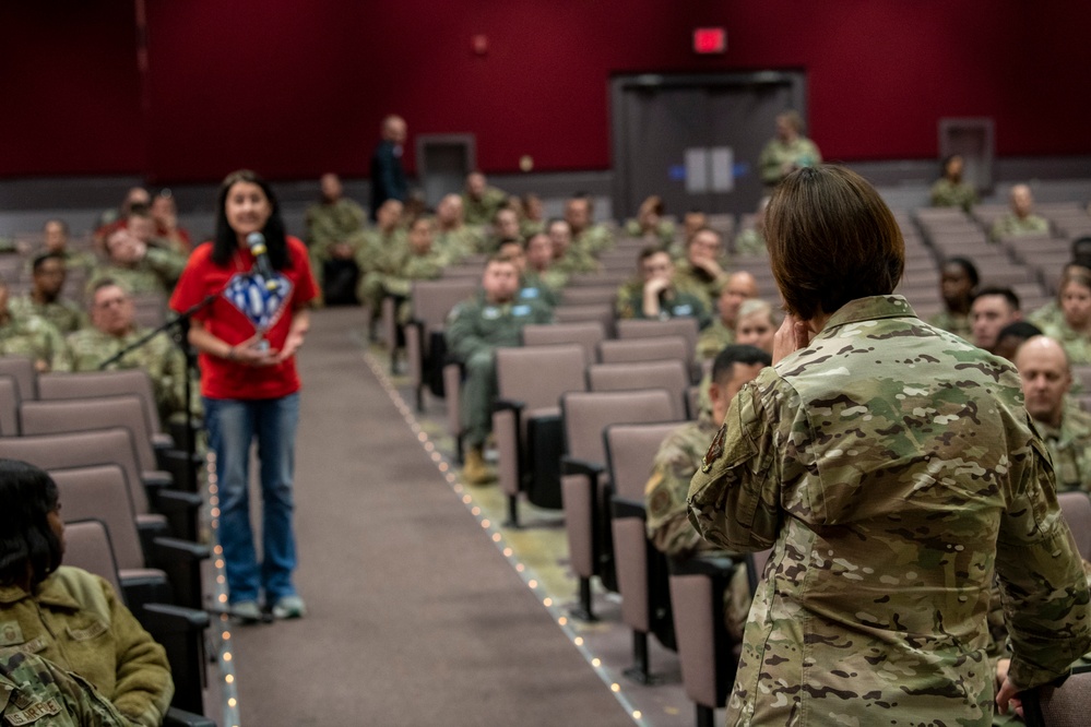 CMSAF visits Team Robins