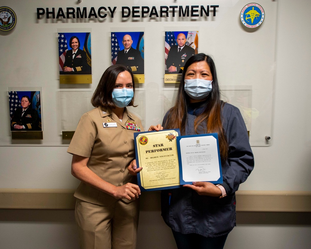 NMRTC San Diego Star Performer Award