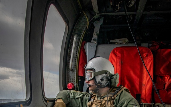 Sailor Performs Look Out Duties