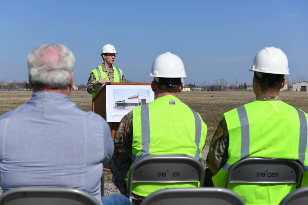 319 RW holds Munitions Maintenance and Inspection Facility groundbreaking ceremony