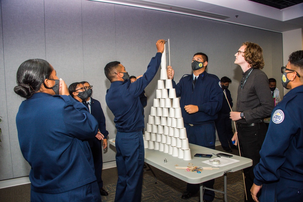 Guam Cadets Tour Space Systems Command as part of SoCal Visit