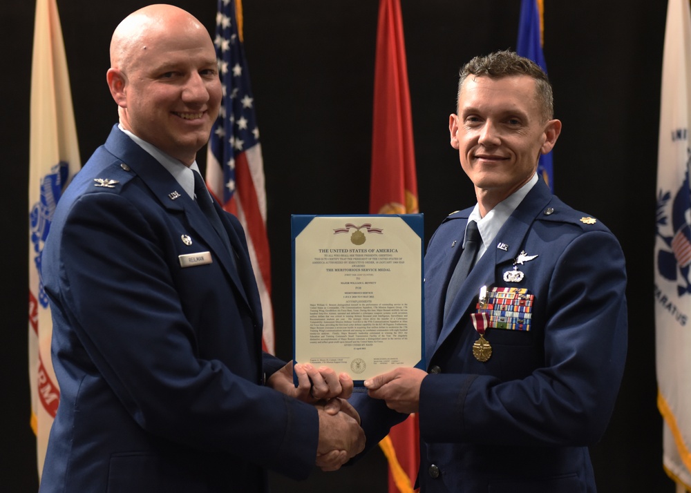 17th Communications Squadron change of command