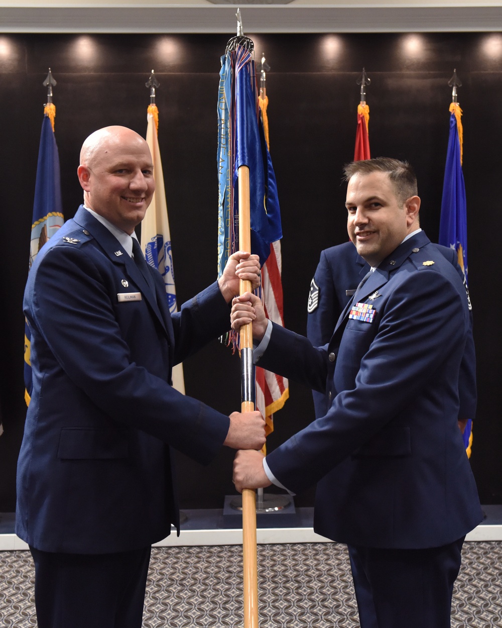 17th Communications Squadron change of command