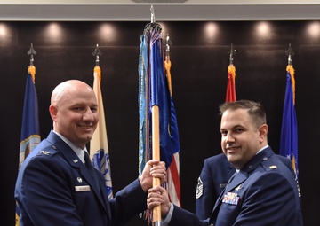 17th Communications Squadron change of command