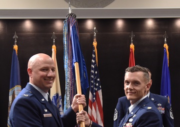 17th Communications Squadron change of command
