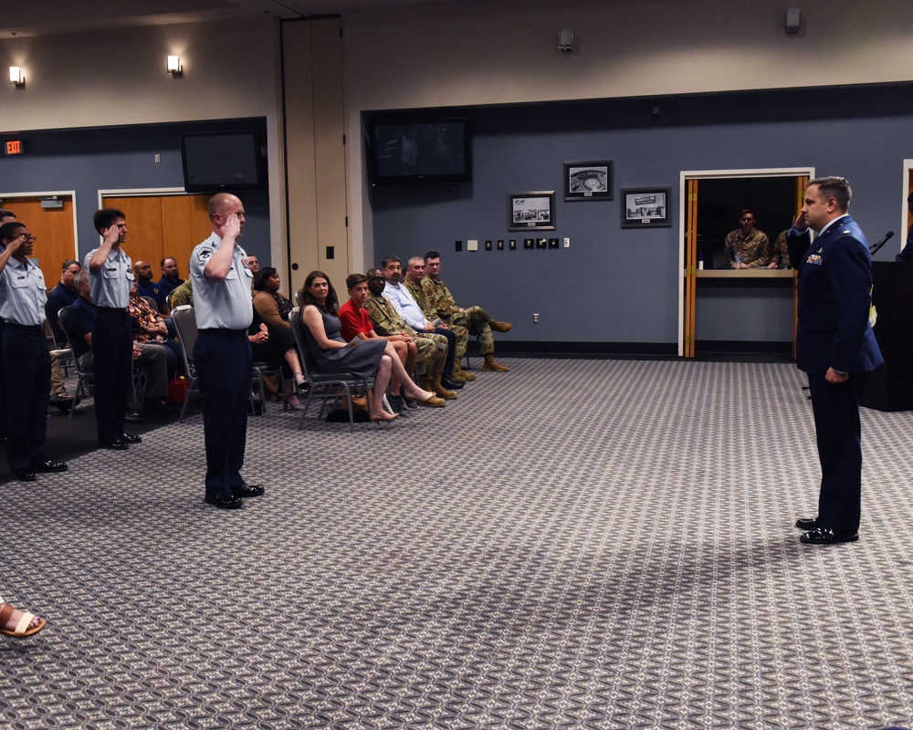 17th Communications Squadron change of command