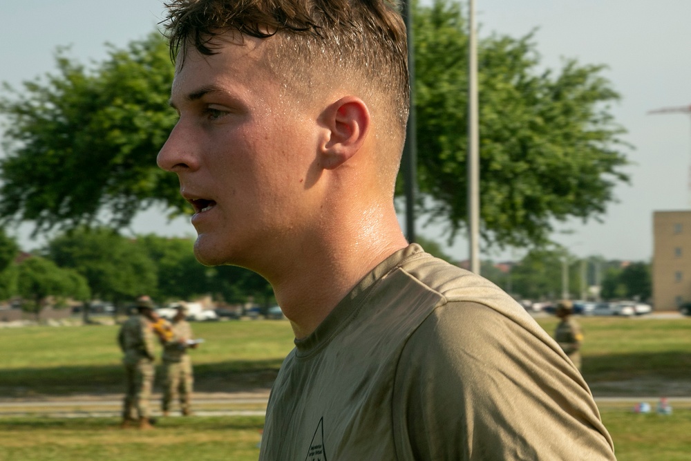 Spartan Soldiers complete Starry Physical Proficiency Test
