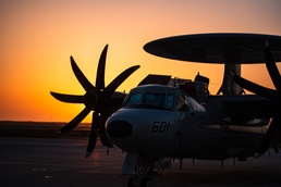 Sunset on the flight line