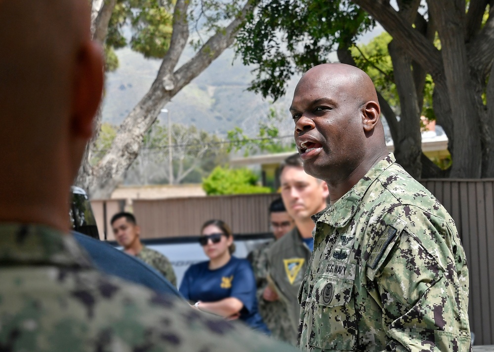 Command Master Chief Andre Brown departs NBVC