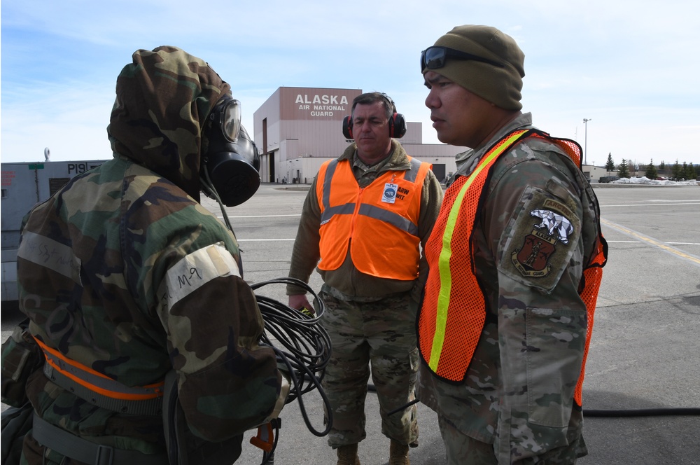 168th Wing trains for contested environment scenarios, delivering in-flight refueling