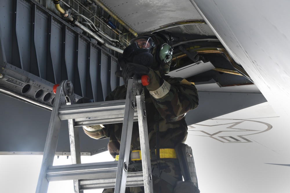 168th Wing trains for contested environment scenarios, delivering in-flight refueling