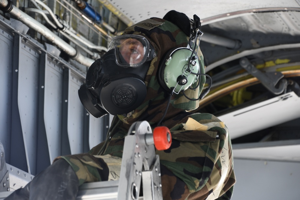 168th Wing trains for contested environment scenarios, delivering in-flight refueling