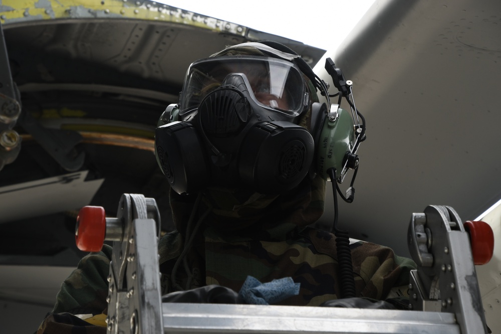 168th Wing trains for contested environment scenarios, delivering in-flight refueling