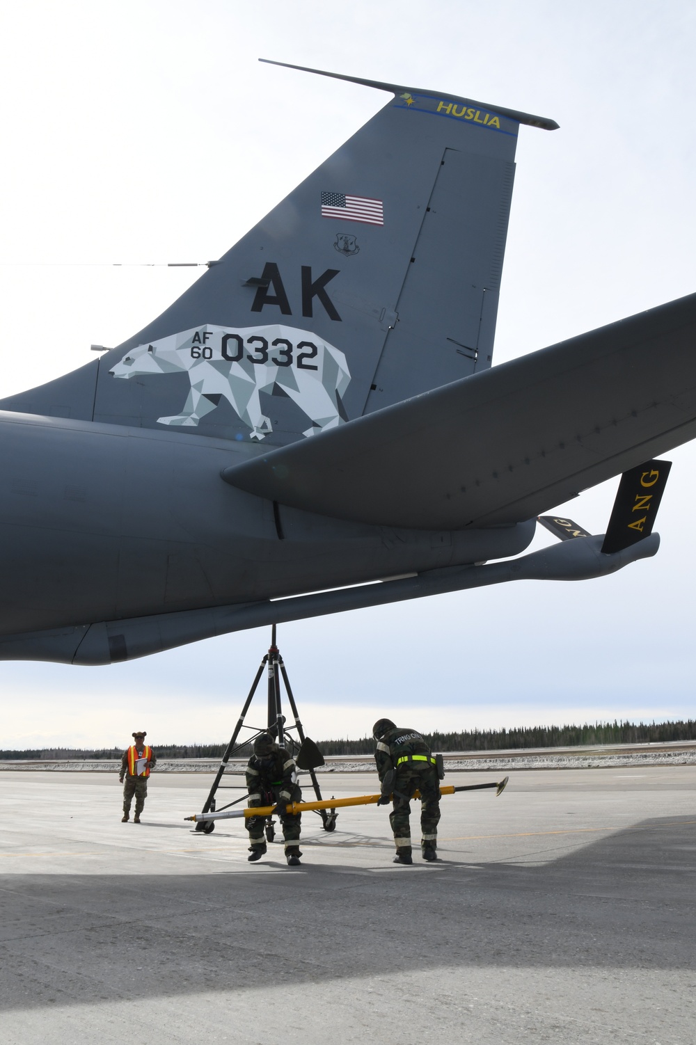 168th Wing trains for contested environment scenarios, delivering in-flight refueling