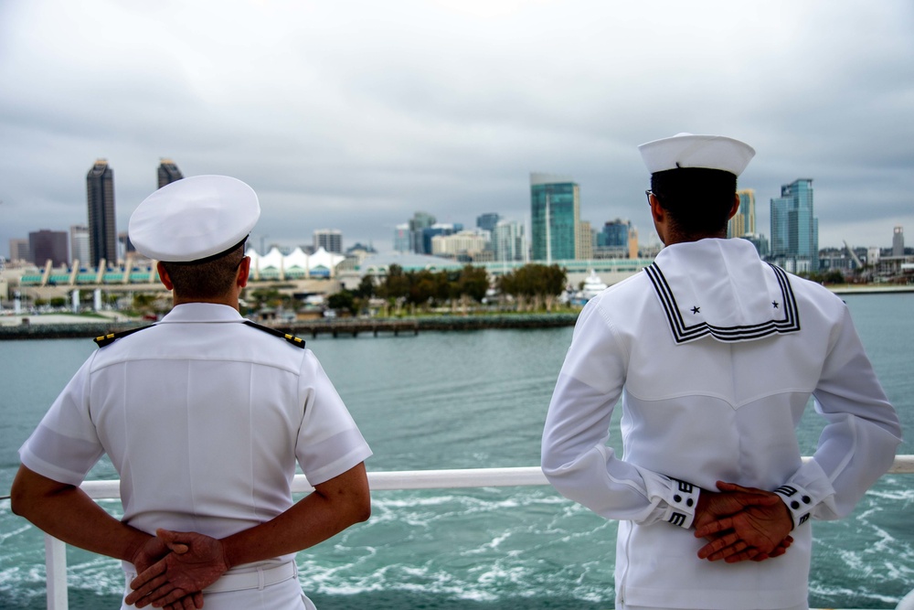 USNS Mercy Departs for Pacific Partnership 2022