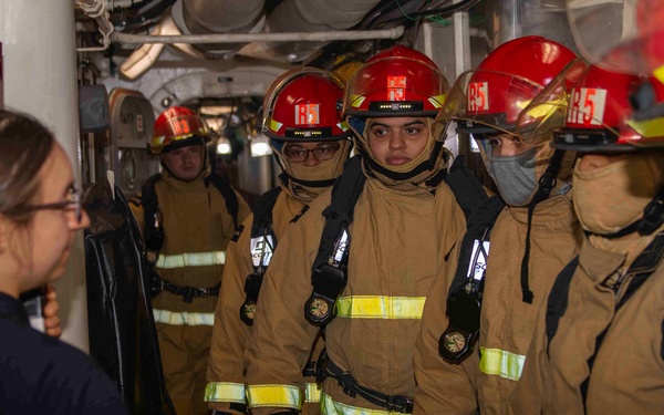 Blue Ridge Duty Section Conducts 8010 Fire Drill