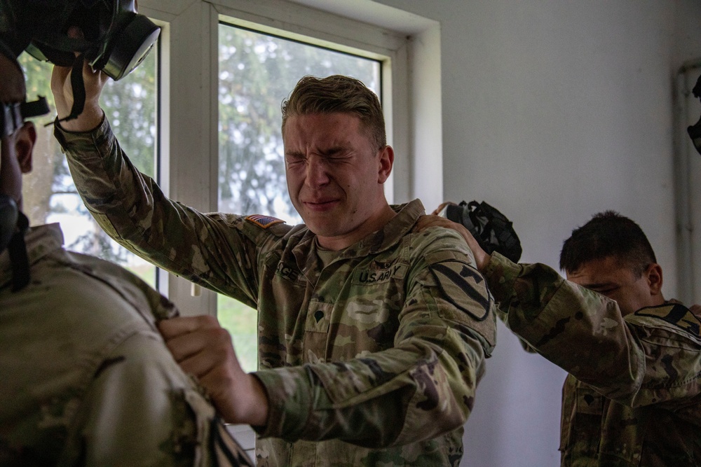 Air Cav CBRN Training