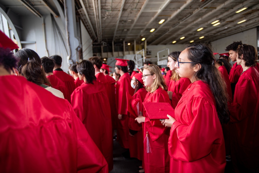 USS Ronald Reagan (CVN 76) Hosts High School Graduates