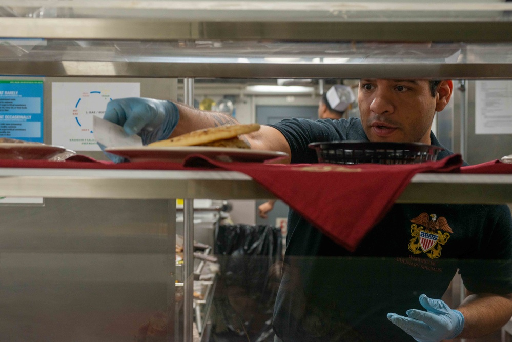 USS Ronald Reagan (CVN 76) Wardroom galley