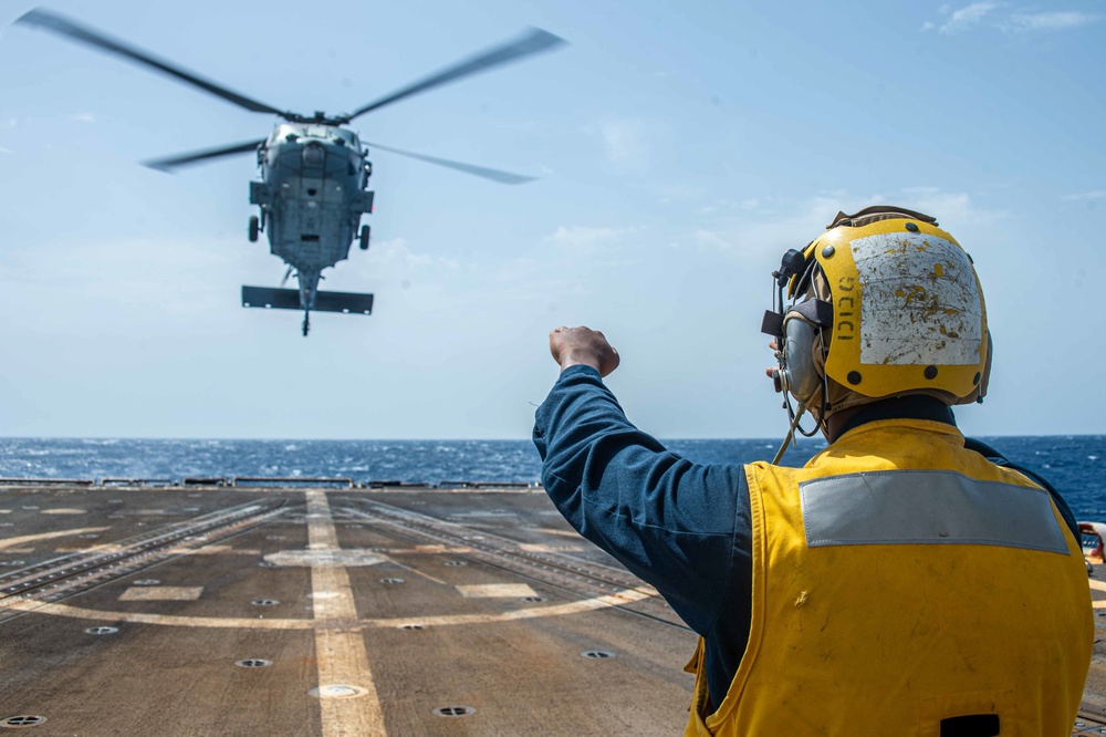 USS Jason Dunham (DDG 109) Conducts Daily Operations