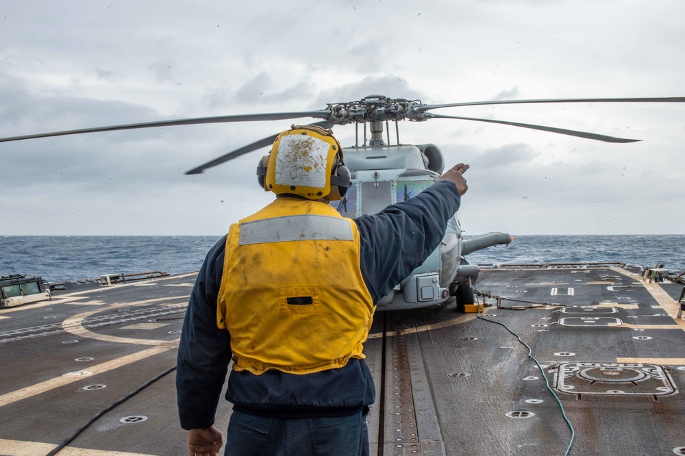 USS Jason Dunham (DDG 109) Conducts Daily Operations