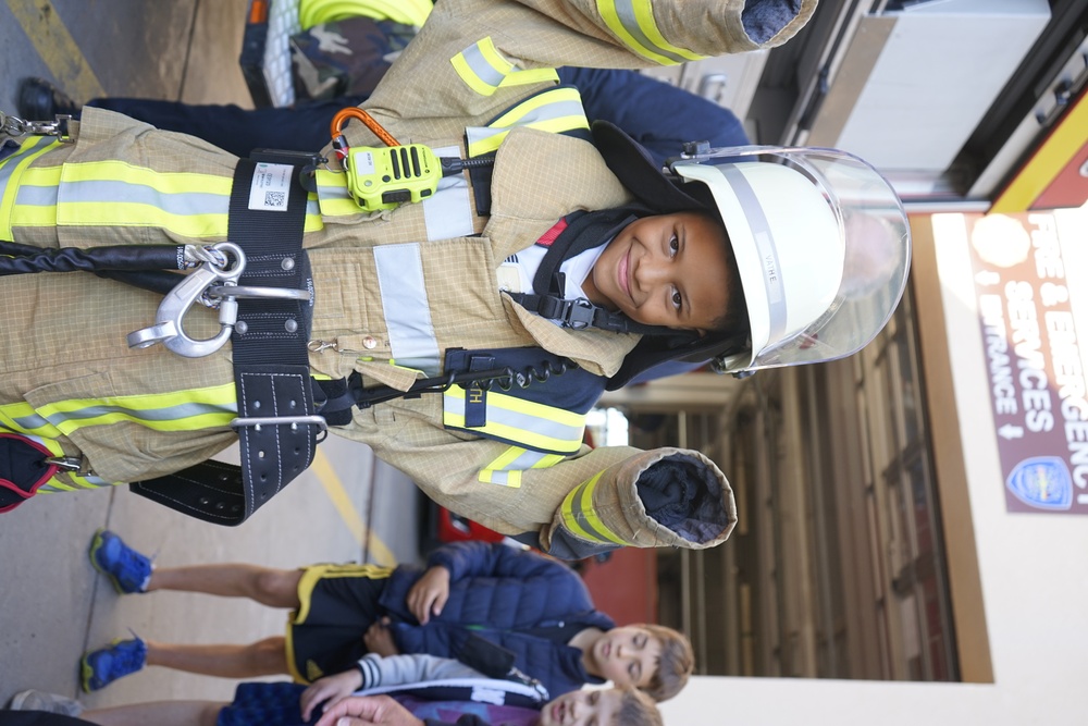 School group visits Garrison Wiesbaden to learn how a community functions