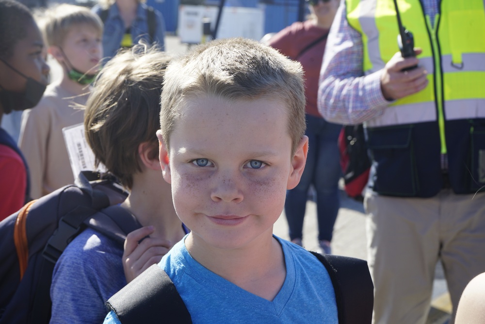 School group visits Garrison Wiesbaden to learn how a community functions