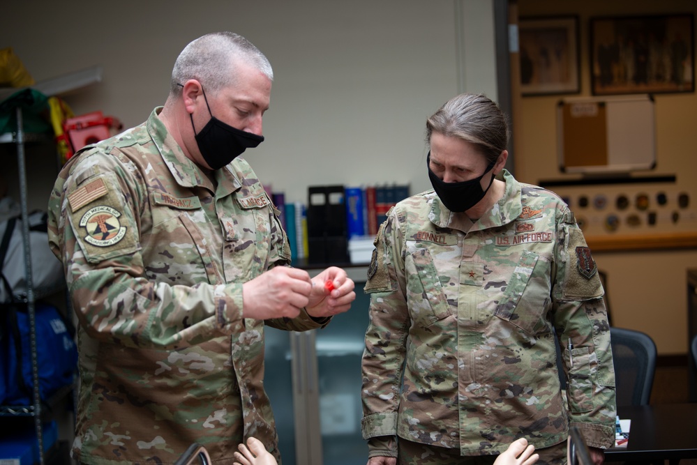 Brig. Gen. Donnell visits 107th Attack Wing