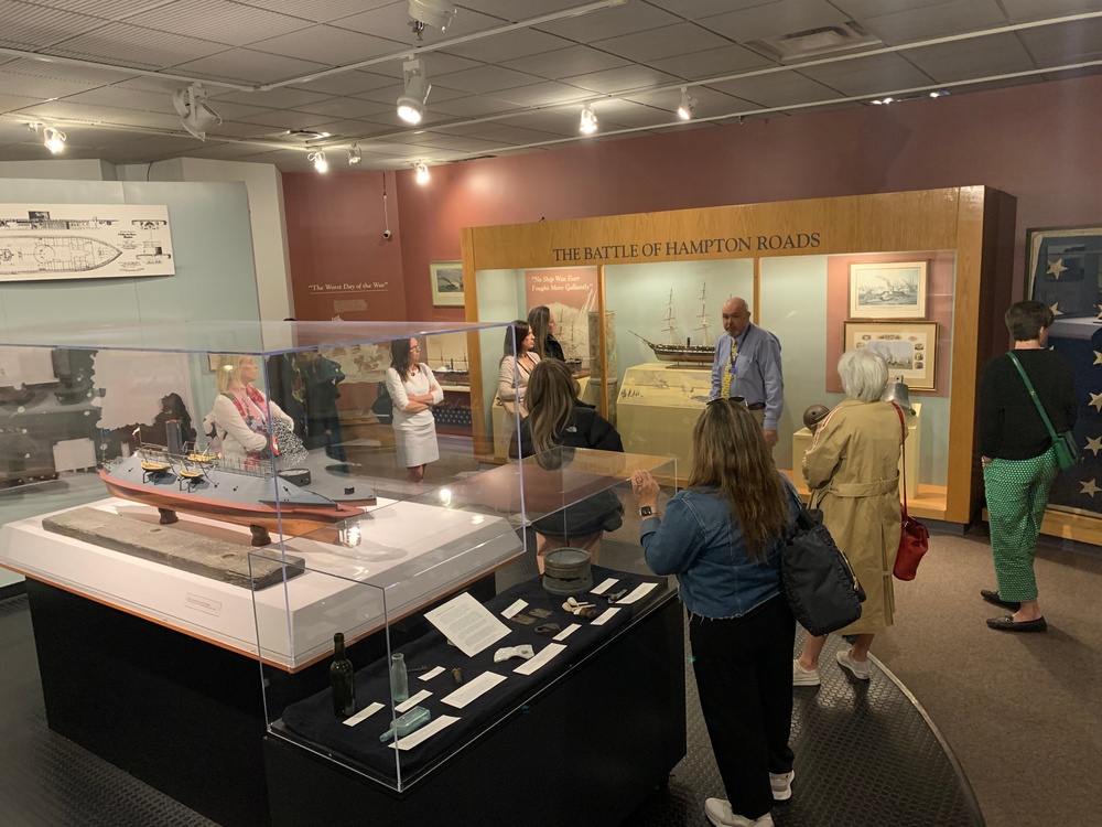 Guided tour at the Hampton Roads Naval Museum