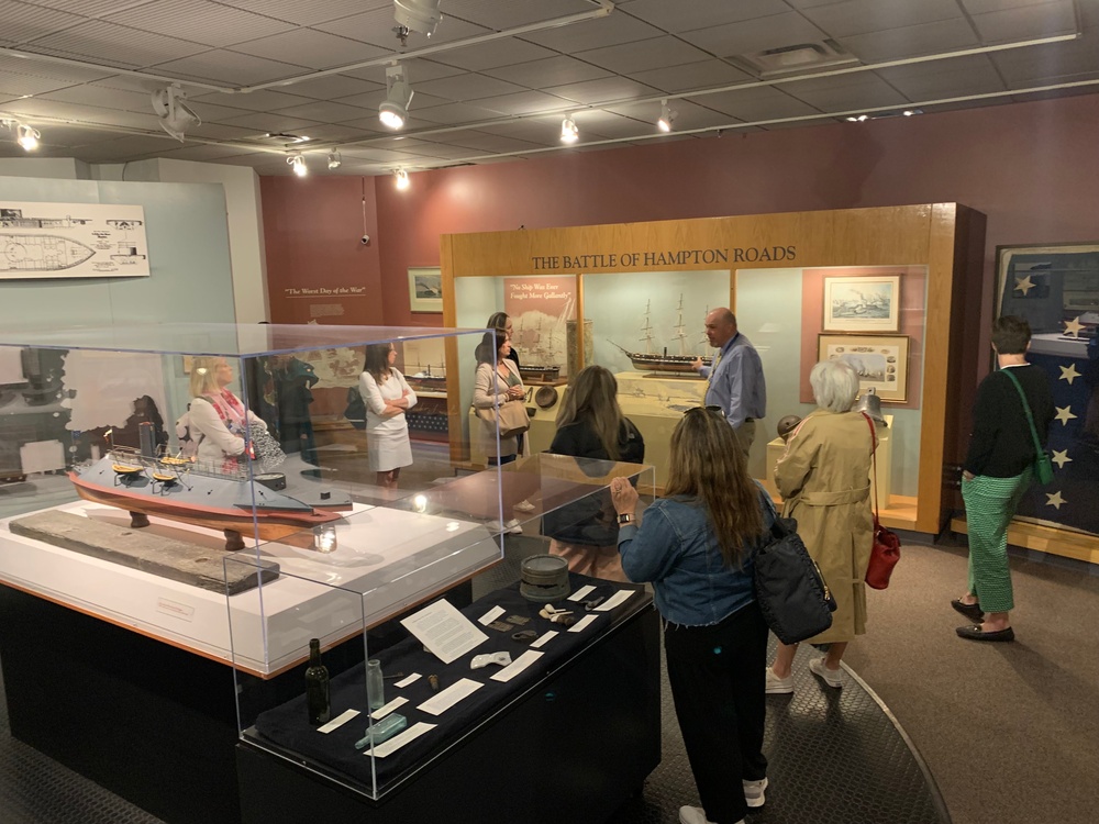 Guided tour at the Hampton Roads Naval Museum