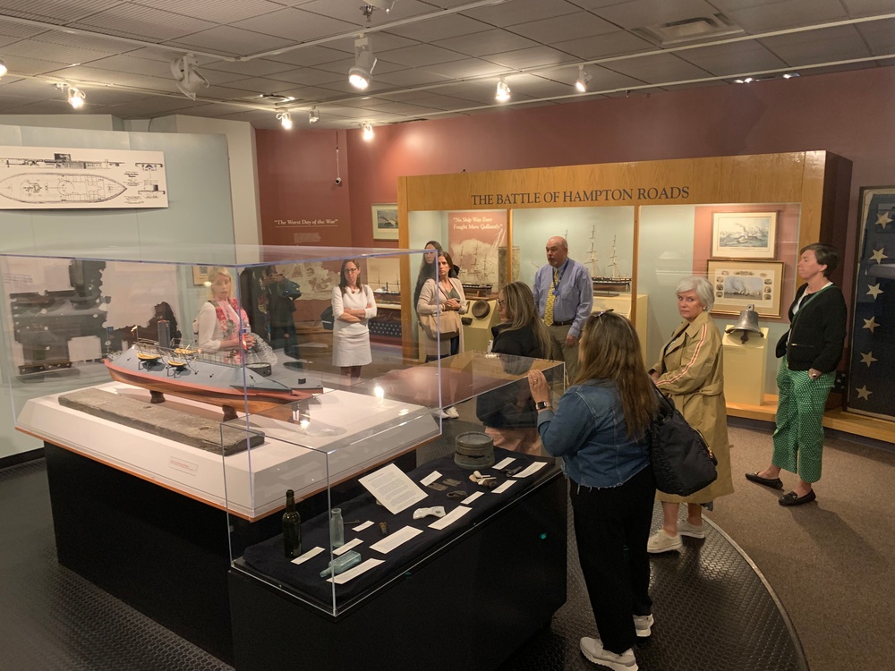 Guided tour at the Hampton Roads Naval Museum