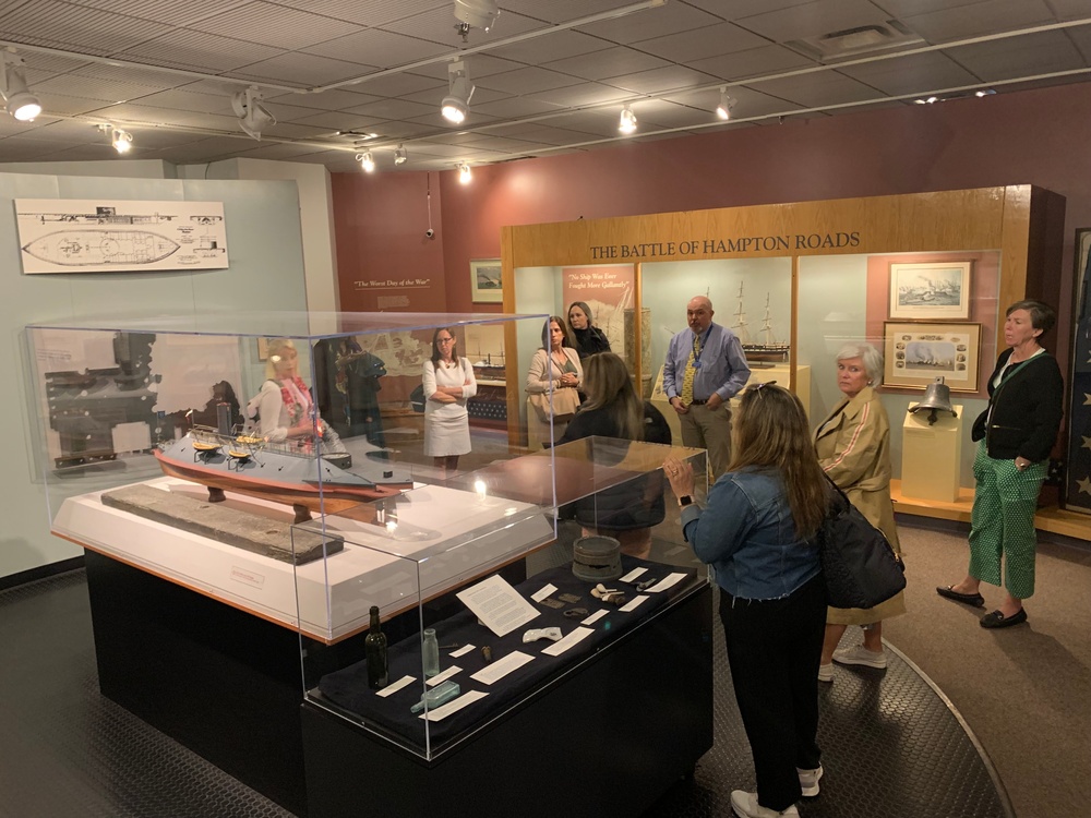 Guided tour at the Hampton Roads Naval Museum