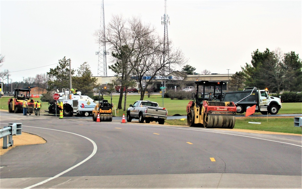 May 2022 brings spring road construction, maintenance at Fort McCoy