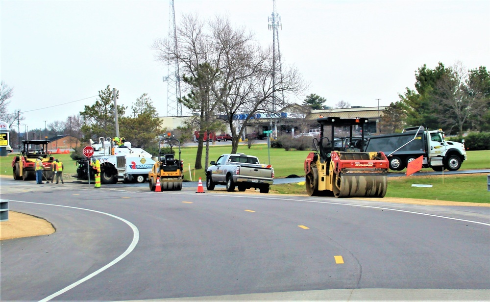 May 2022 brings spring road construction, maintenance at Fort McCoy