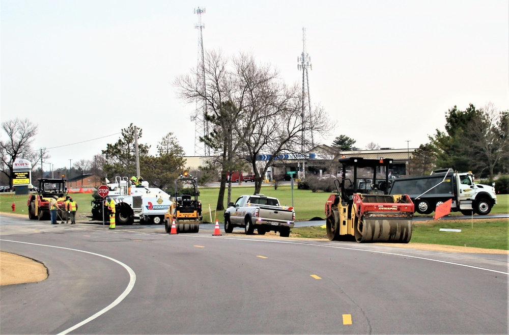 May 2022 brings spring road construction, maintenance at Fort McCoy