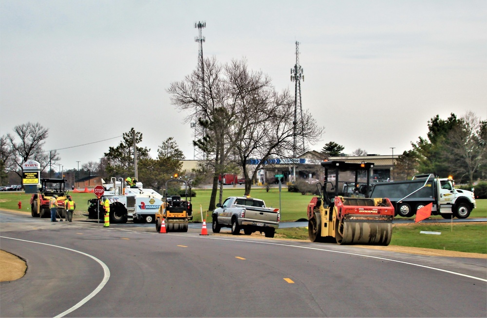 May 2022 brings spring road construction, maintenance at Fort McCoy
