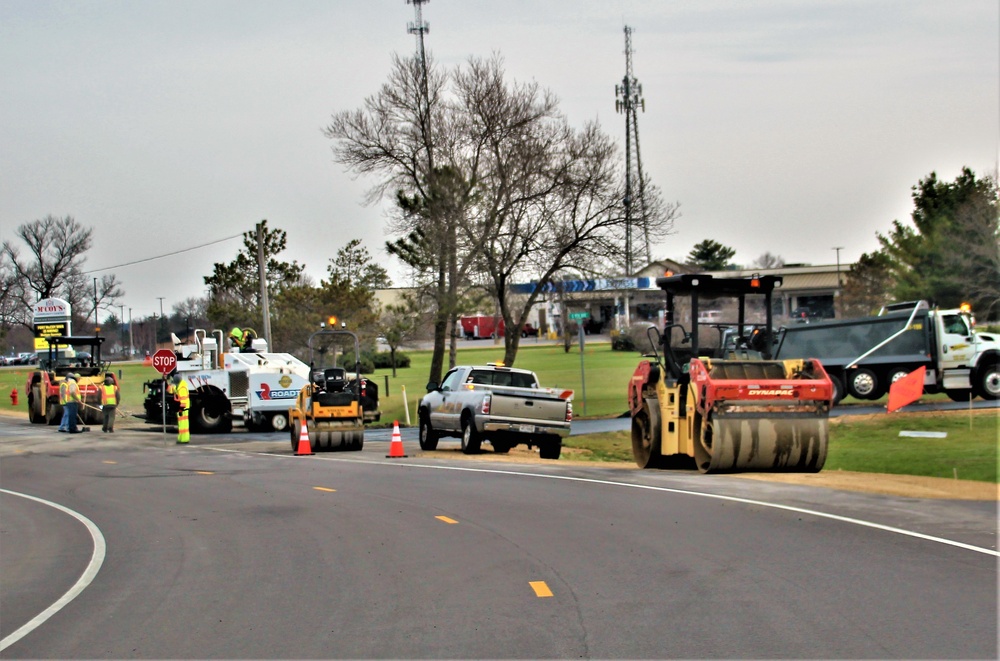 May 2022 brings spring road construction, maintenance at Fort McCoy
