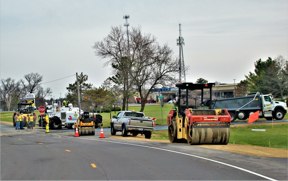 May 2022 brings spring road construction, maintenance at Fort McCoy
