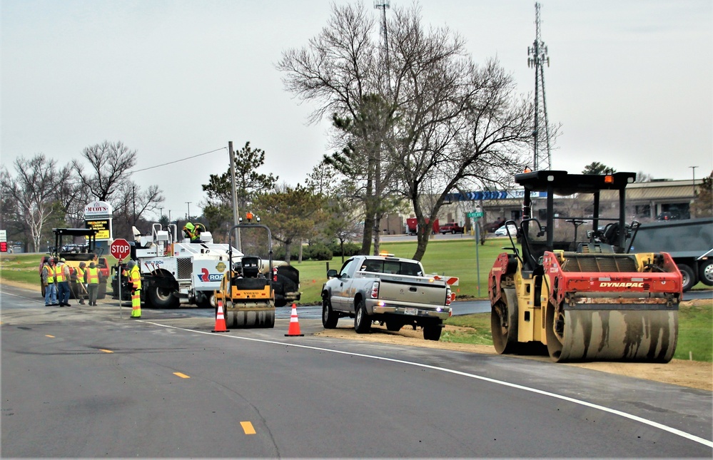 May 2022 brings spring road construction, maintenance at Fort McCoy