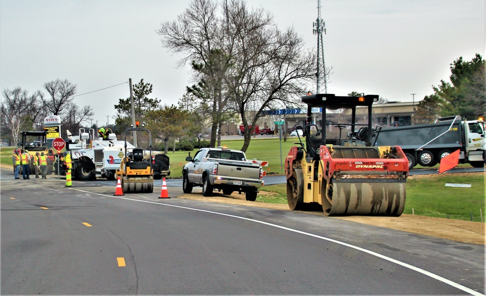 May 2022 brings spring road construction, maintenance at Fort McCoy