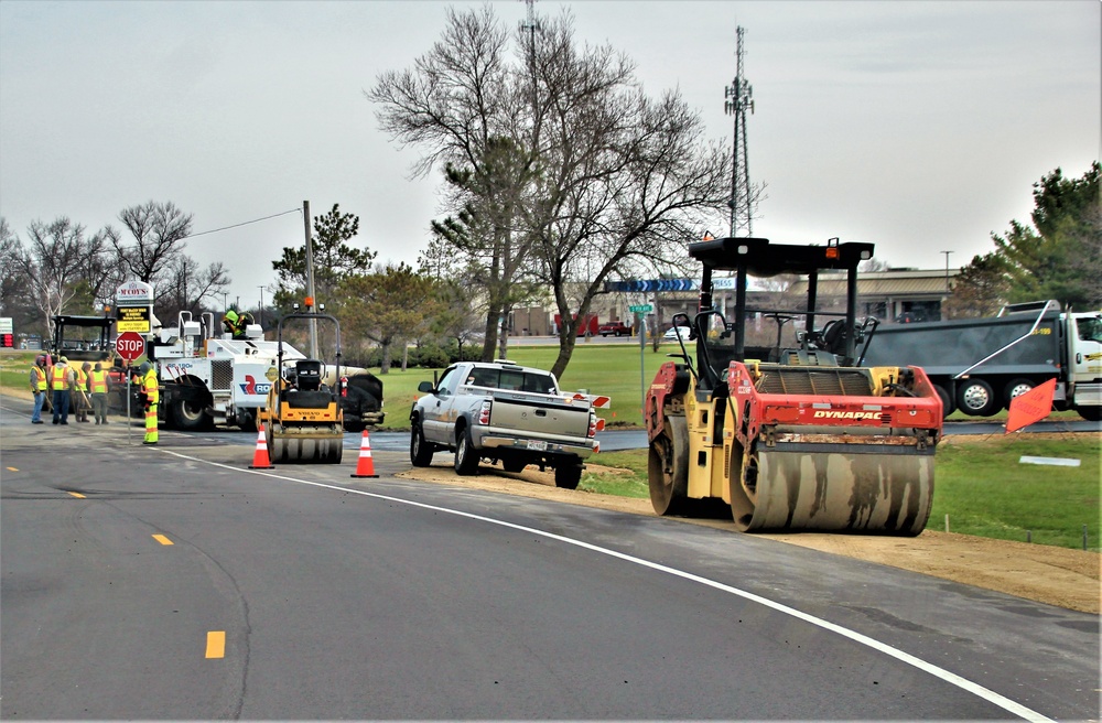 May 2022 brings spring road construction, maintenance at Fort McCoy