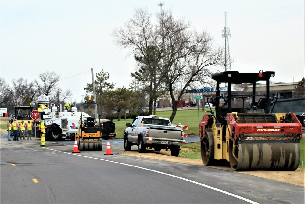 May 2022 brings spring road construction, maintenance at Fort McCoy