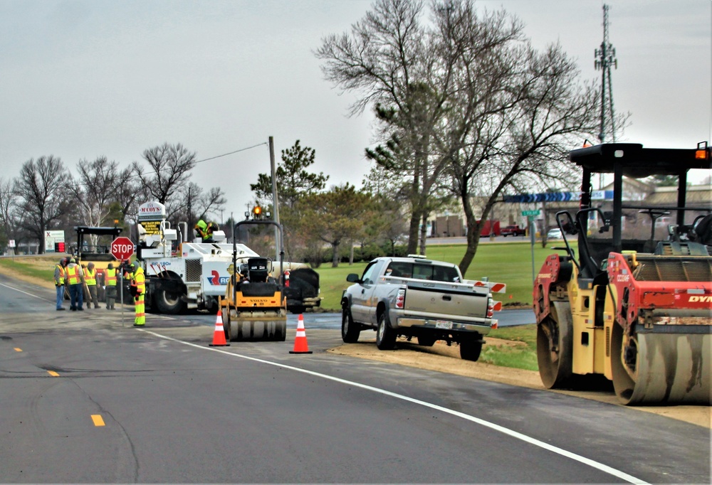 May 2022 brings spring road construction, maintenance at Fort McCoy