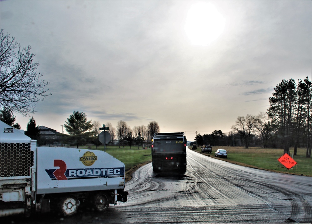 May 2022 brings spring road construction, maintenance at Fort McCoy