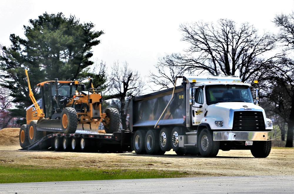 May 2022 brings spring road construction, maintenance at Fort McCoy