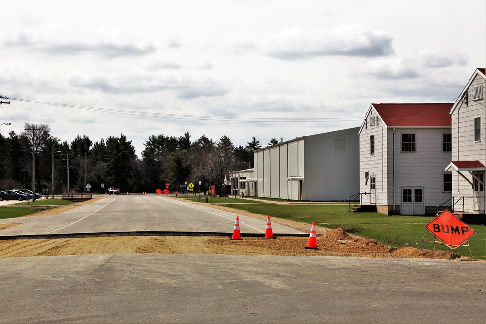 May 2022 brings spring road construction, maintenance at Fort McCoy
