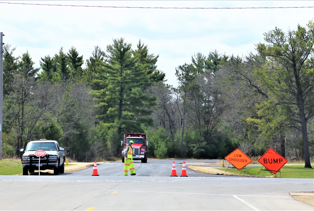 May 2022 brings spring road construction, maintenance at Fort McCoy