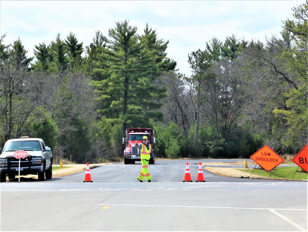 May 2022 brings spring road construction, maintenance at Fort McCoy